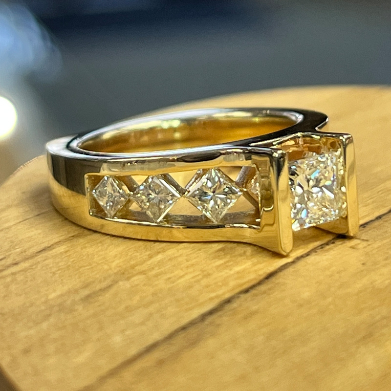 Custom Diagonal Princess Cut